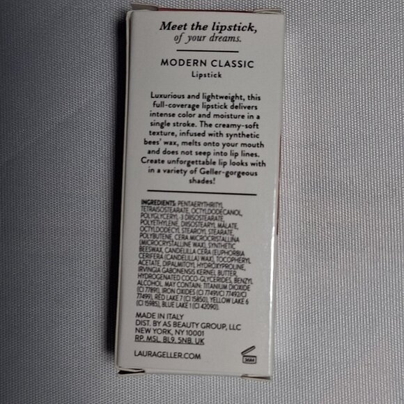 Laura Geller Modern Classic Lipstick Wistful Full-Size New In Box - Picture 3 of 4